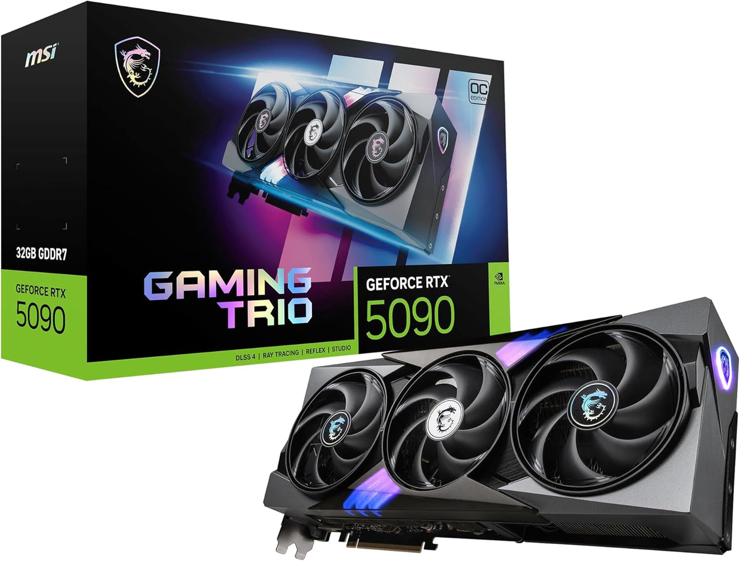 MSI GeForce RTX 5090 32G Gaming Trio OC — 32GB GDDR7
