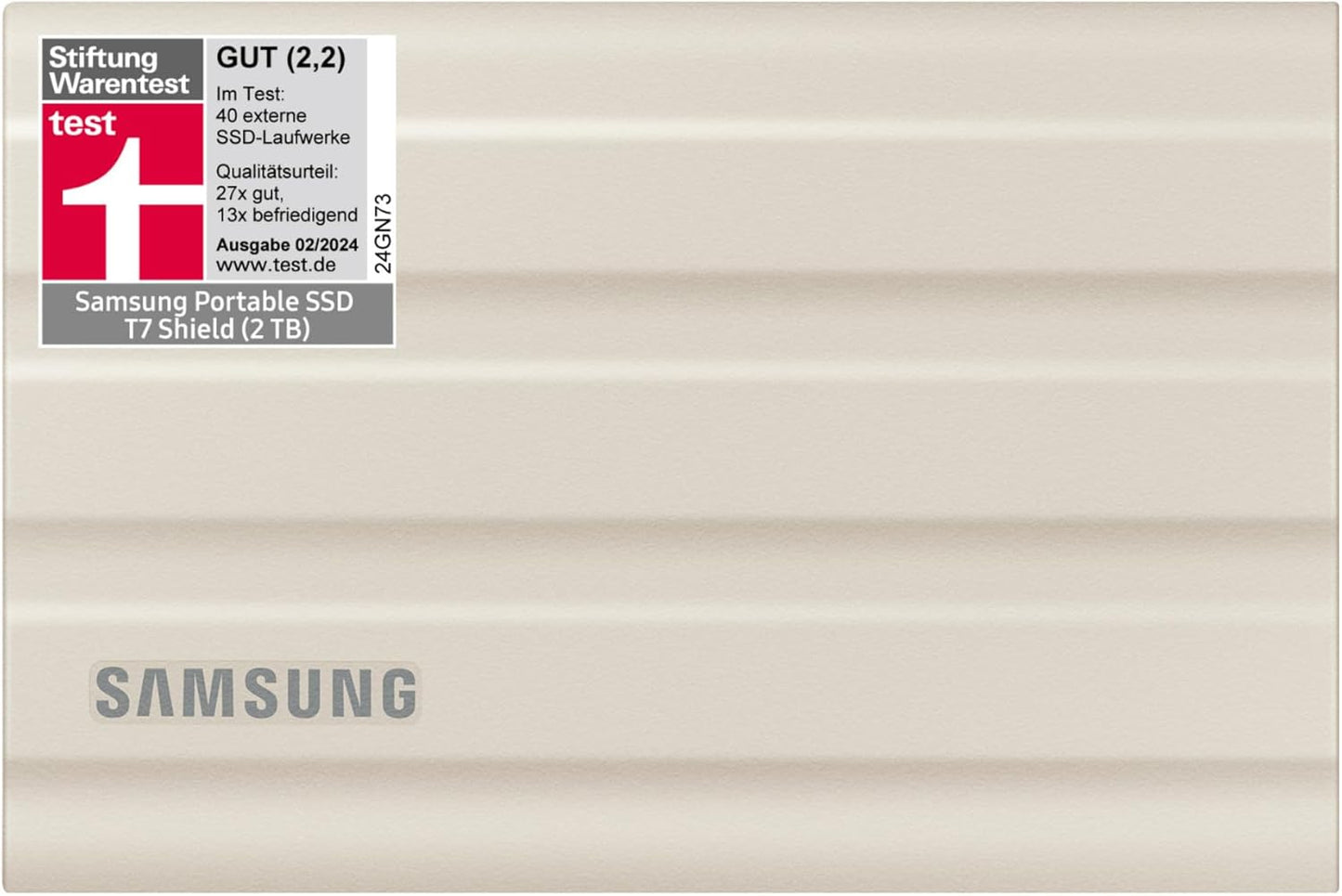 Samsung Portable SSD T7 Shield 2TB beige